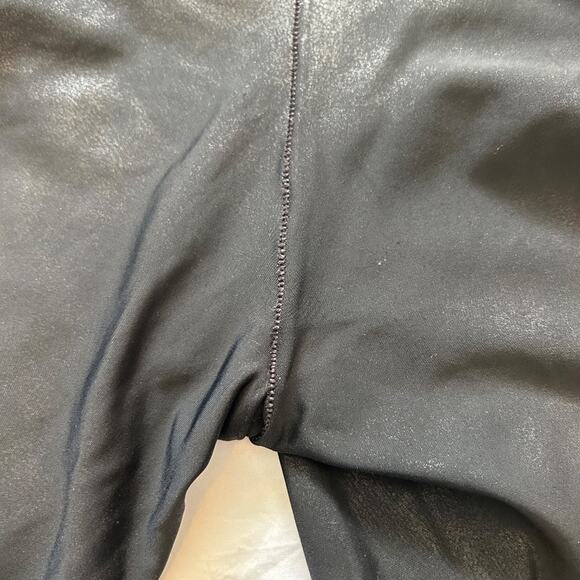 Spanx Black Faux Leather Leggings Size S - Picture 15 of 15
